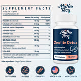 MythoTecq charbon activé – capsules, aide potentielle à l'élimination douce des toxines