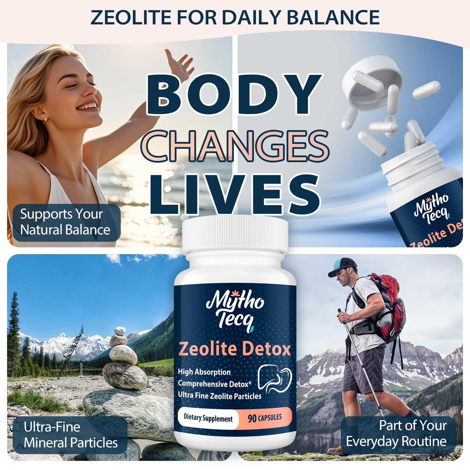 MythoTecq chlorelle – algue verte pour soutien digestif et détox