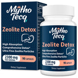MythoTecq zéolite clinoptilolite – bouteille: soutien intérieur potentiel et équilibre.