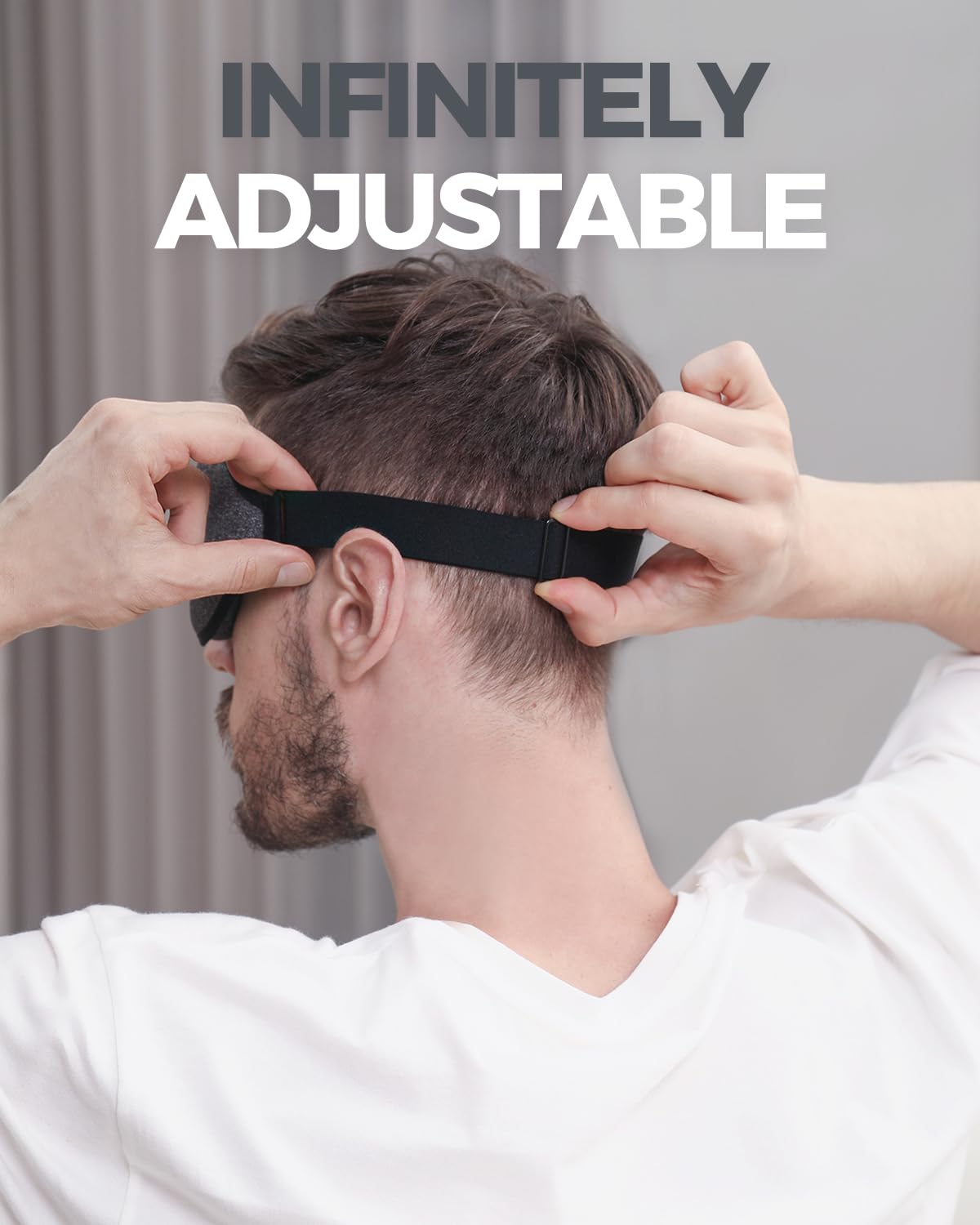 Bandeau réglable du masque MZOO s'adaptant à tous les tours de tête