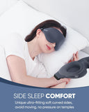 MZOO masque yeux bloque lumière à 100% pour un sommeil profond.