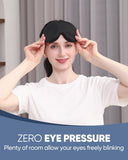 Masque yeux MZOO confort côté, adapté pour dormeurs sur le côté