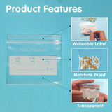 Sachets plastiques réutilisables MZRoyal, parfaits pour les objets de voyage et le rangement.