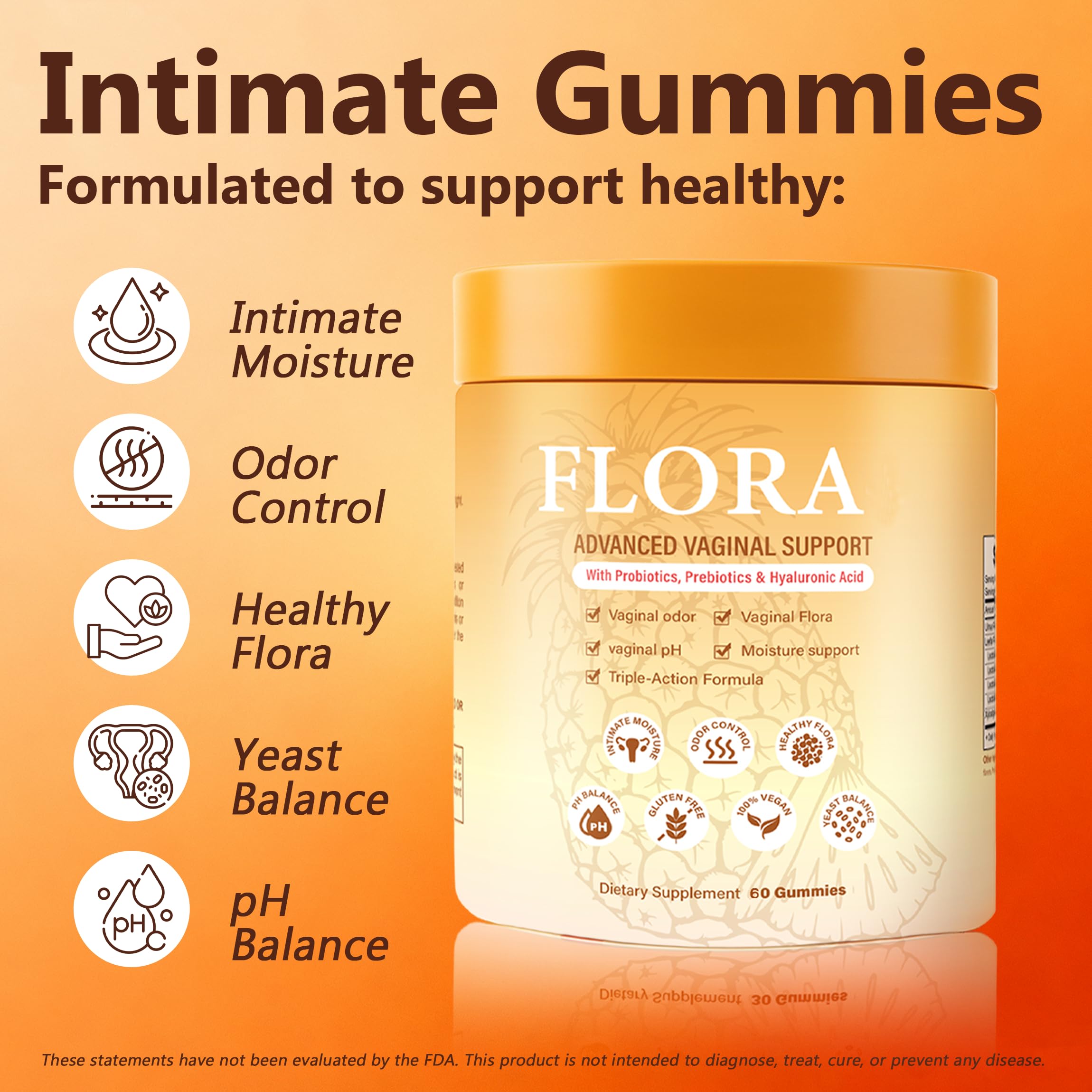 MZXDXZE Flora Plus Gummies emballage portable facilite le voyage.
