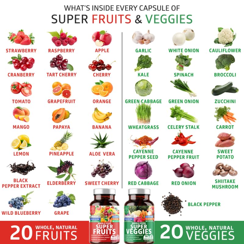 N1N Premium fruits et légumes en capsules—soutien immunitaire naturel pour la vie active.