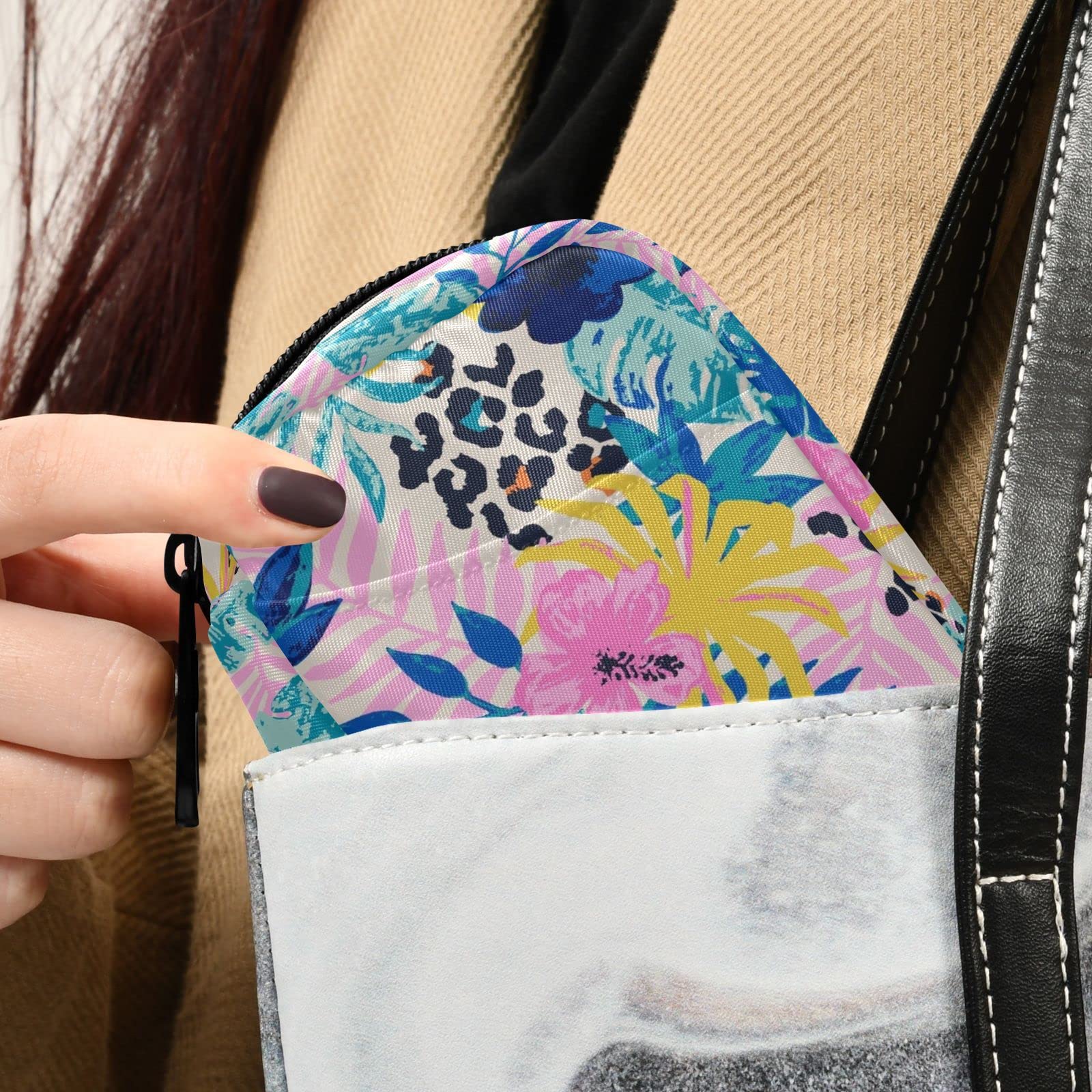 Naanle organiseur pilules attache-sac velcro, facile à accrocher sur un sac.