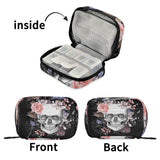 Naanle pochette pilules zip portable, rangement sûr en déplacement.