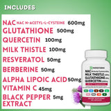 NAFASI FARMS All-in-One NAC, capsules dans pot transparent, simplicité d'utilisation.