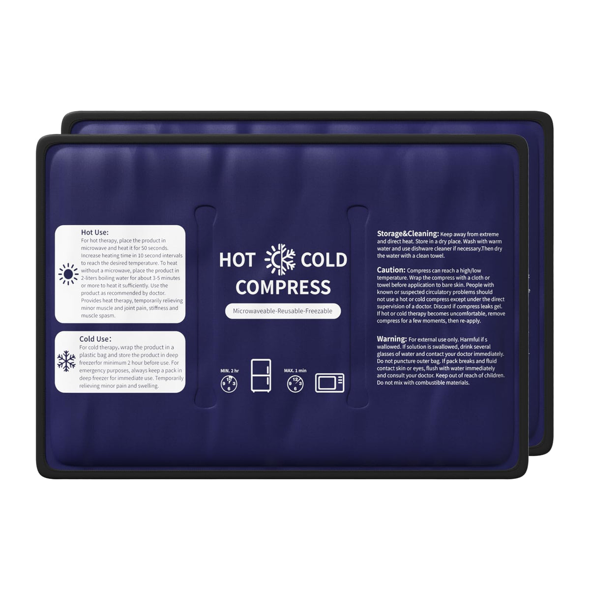 Najudok Gel Glace Grand Ensemble: pack réutilisable pour confort quotidien.