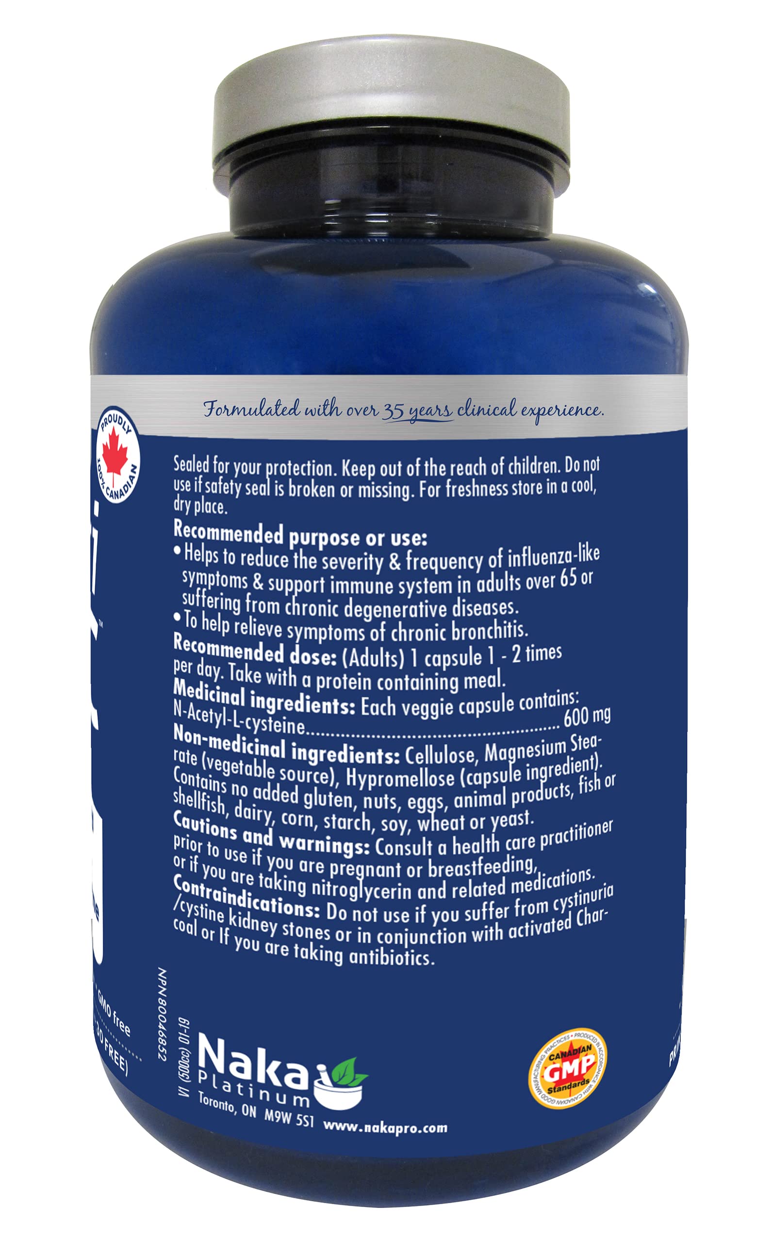 NAKA Platinum Nutri NAC – label-qualite-canada : origine canadienne et standards de qualité