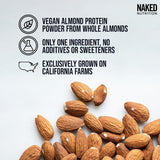 NAKED Amande-protéine en poudre, production californienne, pur et saine.