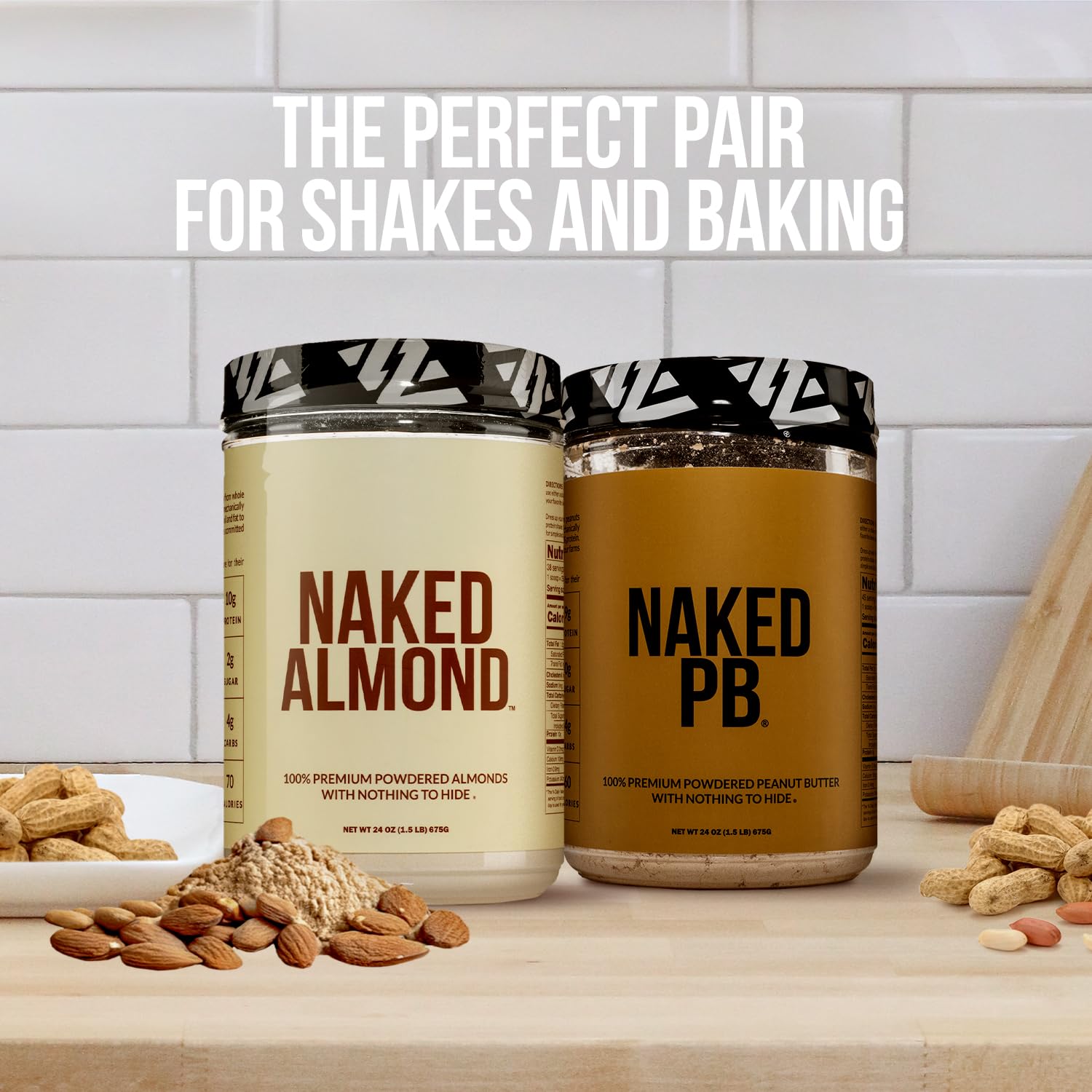 NAKED Amande-protéine poudre, testée par des tiers pour impuretés et métaux.