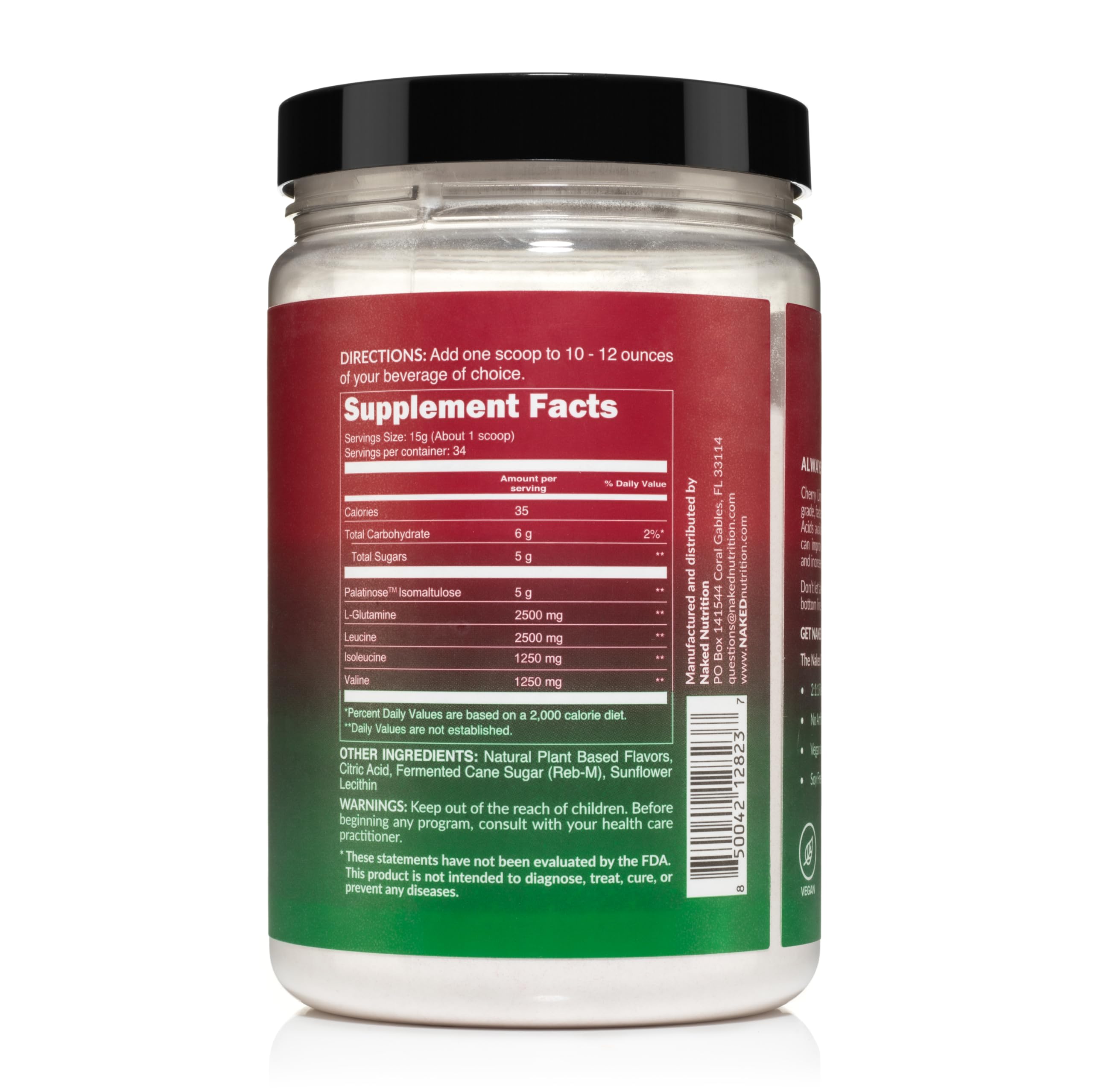 NAKED BCAAs récupération après entraînement, soutien à la reconstruction musculaire et réduction des courbatures.