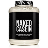 NAKED Casein sur emballage, protéine micellaire pure pour récupération nocturne.