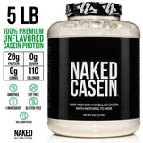 NAKED Casein shaker, mélange rapide pour une collation nocturne rassasiante.