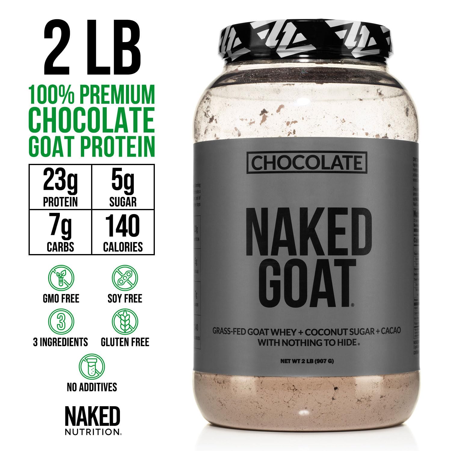NAKED chèvre chocolat – shake prêt à déguster avec texture lisse