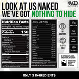 NAKED caséine chocolatée: emballage pratique et paquets faciles à ranger.