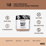 NAKED Chocolate Whey mélange-fruits: smoothie protéiné nutritif et savoureux.