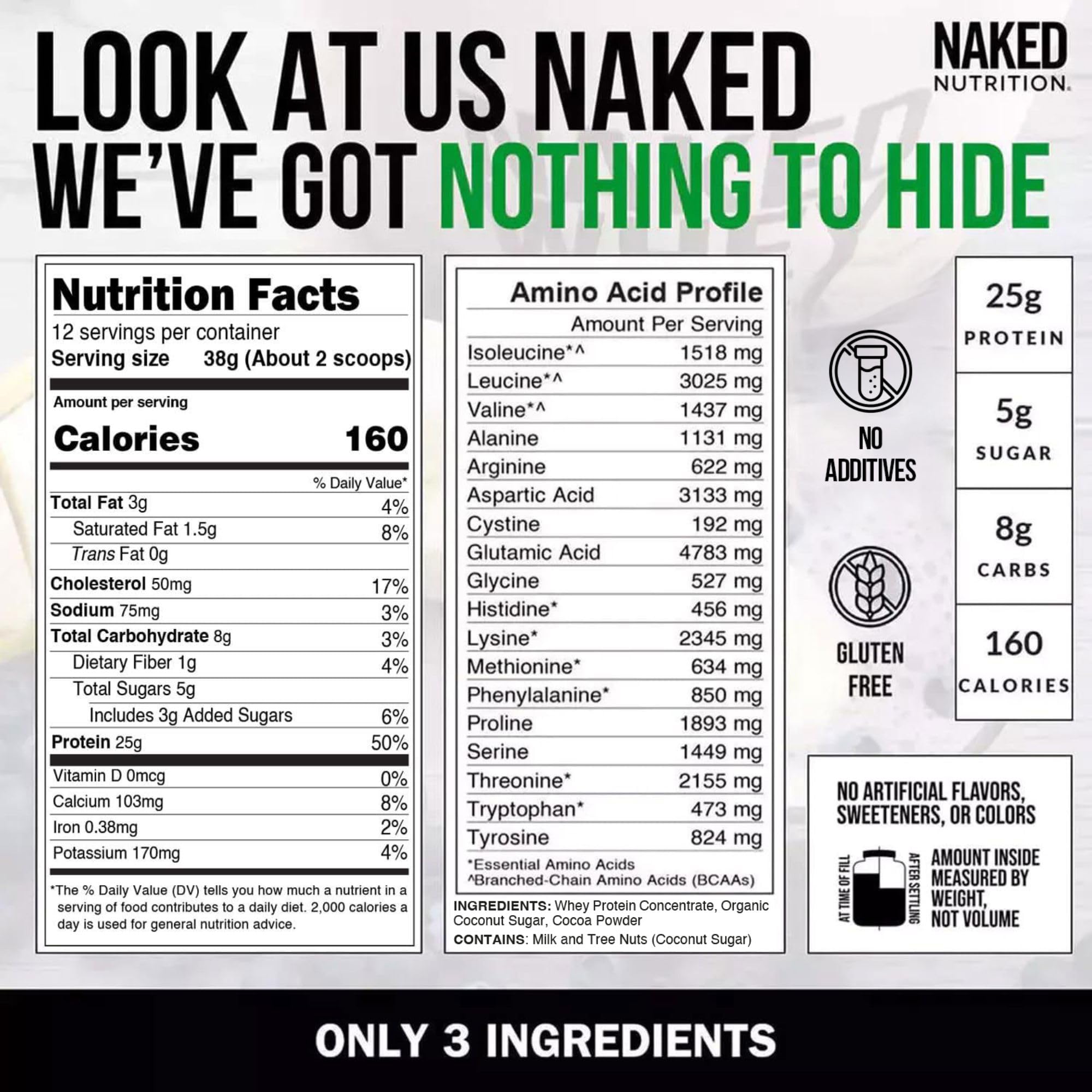 NAKED Chocolate Whey petit-déjeuner: démarrage énergétique grâce aux protéines.