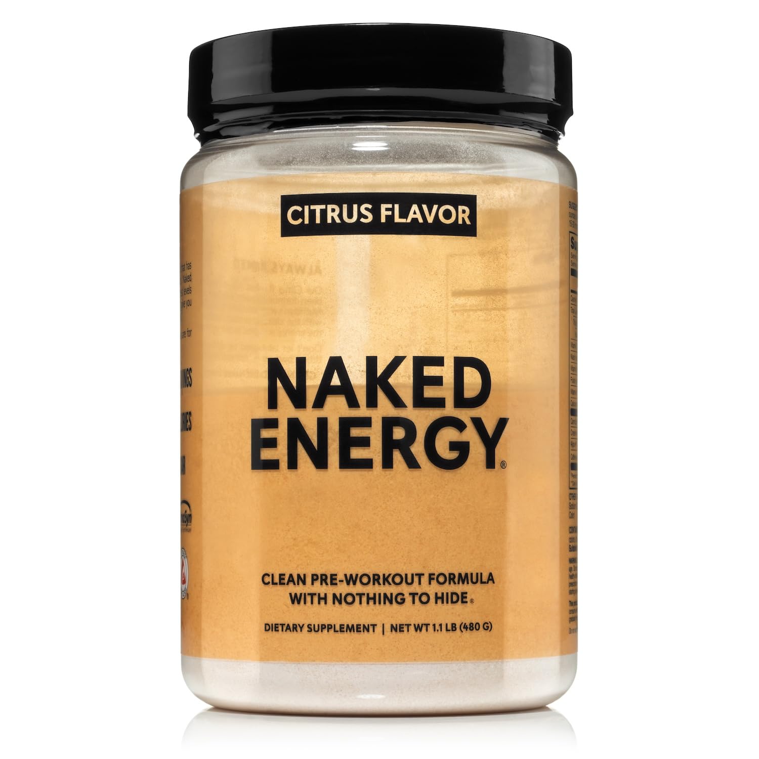 NAKED Citrus Energy: shaker citron, énergie rapide pour l'entraînement