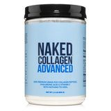 NAKED Collagen Advanced – poudre hydrolysée, à mélanger, pour soutenir peau et cheveux.