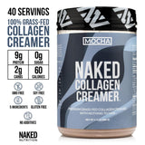 Naked Collagen Mocha Crème versé dans le café, texture onctueuse