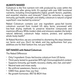 NAKED Colostrum certification laboratoire et traçabilité