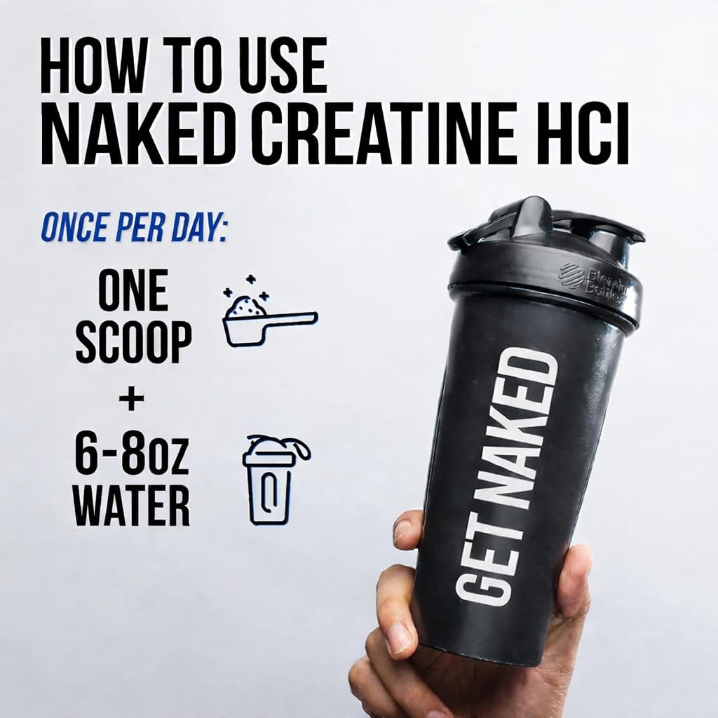 Récupération après séance avec Naked Lean Creatine HCl.