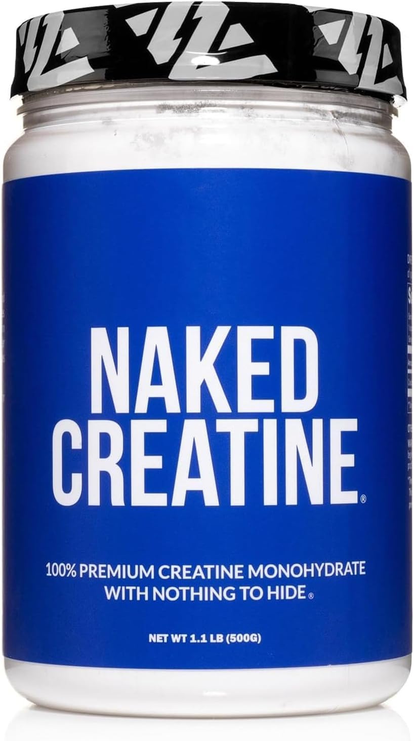 NAKED Créatine Monohydrate Pure – poudre micronisée pour des entraînements plus efficaces.