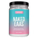 NAKED EAAs poudre fraise citronnade dans emballage, soutien potentiel à la récupération.