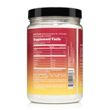 Naked BCAA Fraise-Citronnade étiquette en gros plan avec informations claires.