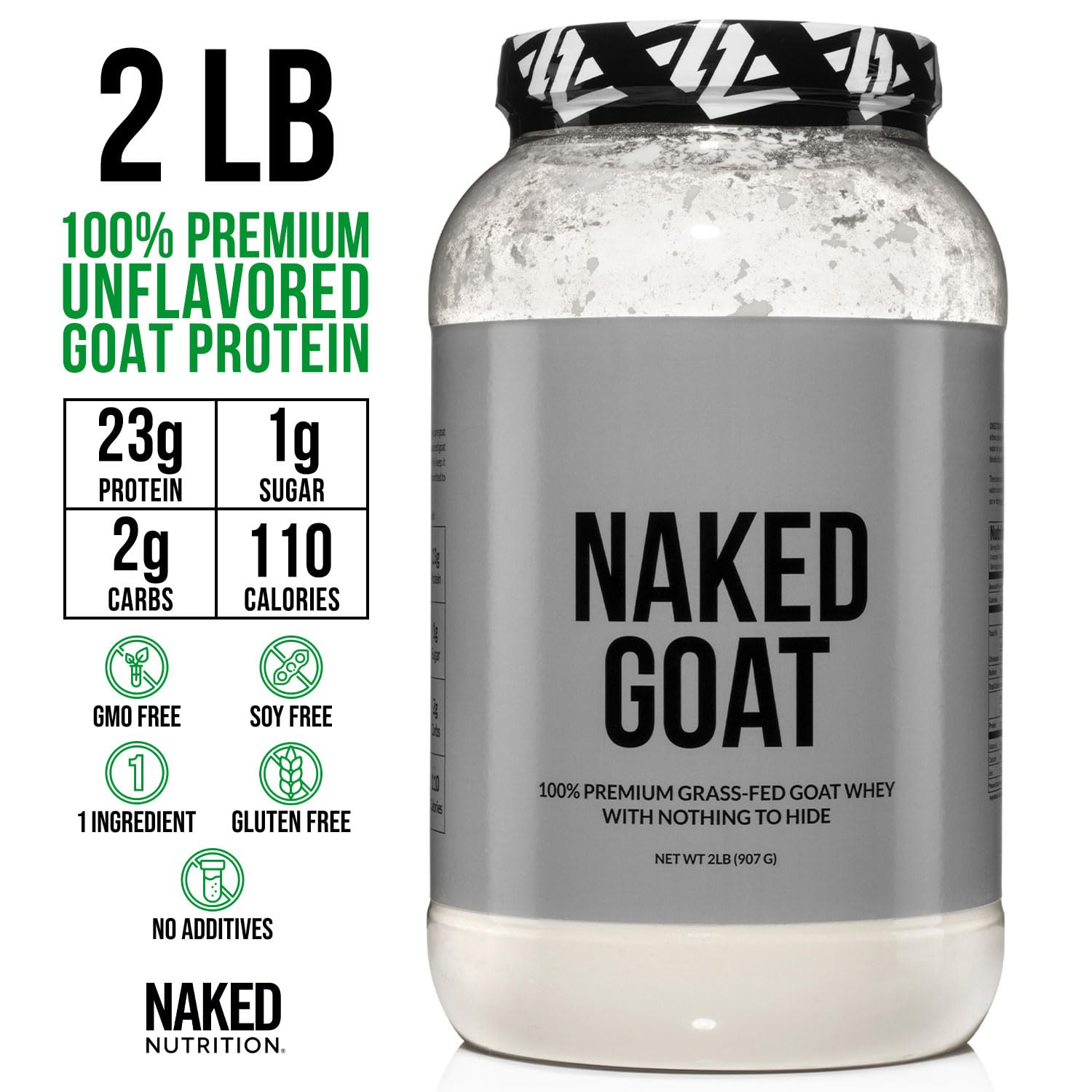 Naked Goat dose-mesure: cuillère précise pour portions.