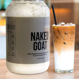 Naked Goat option naturelle sans additifs pour boissons protéinées quotidiennes.