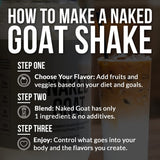 Naked Goat verre-mesure: contrôle précis de l'apport protéique.