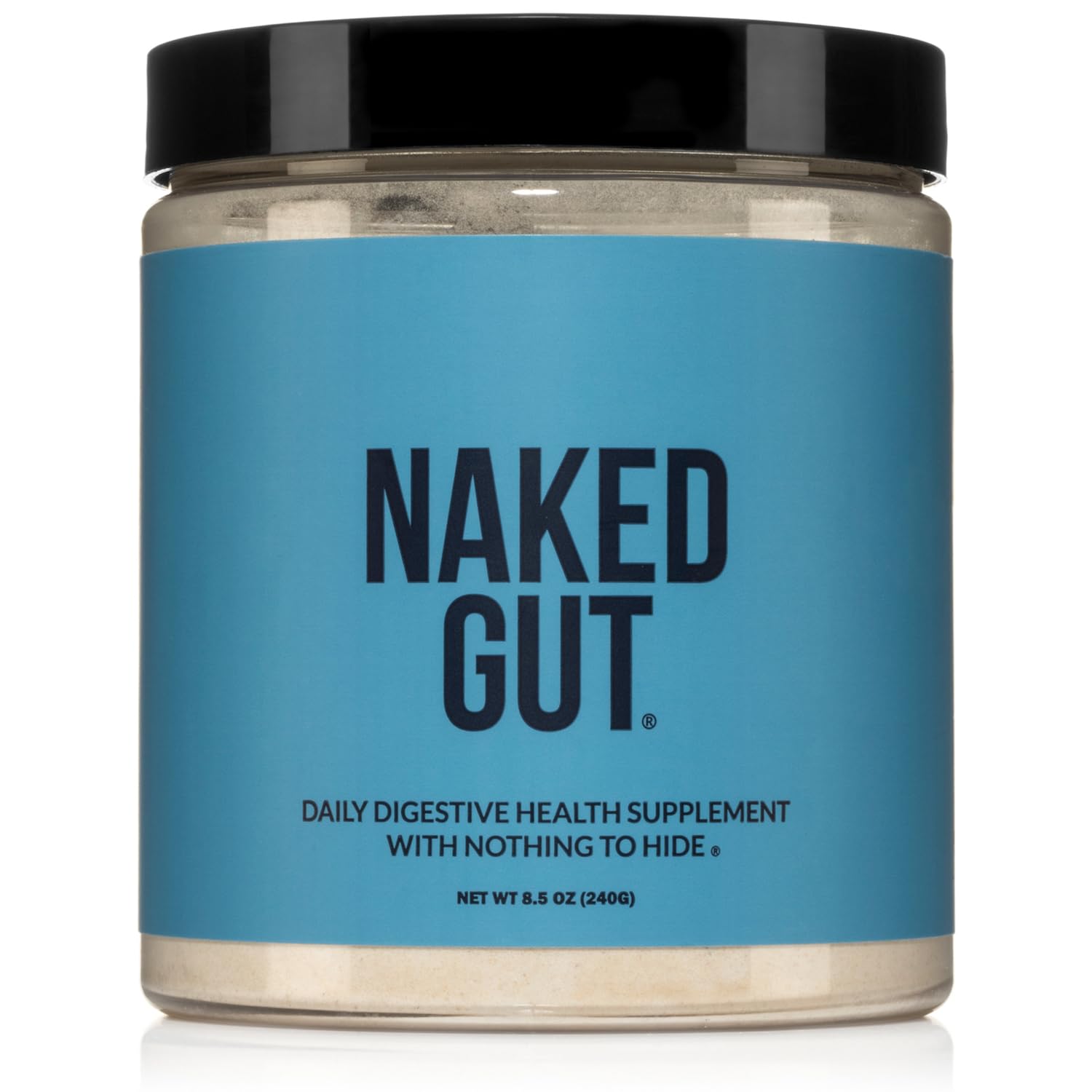 NAKED Gut bouteille-pour: versement quotidien facile pour soutenir la digestion.