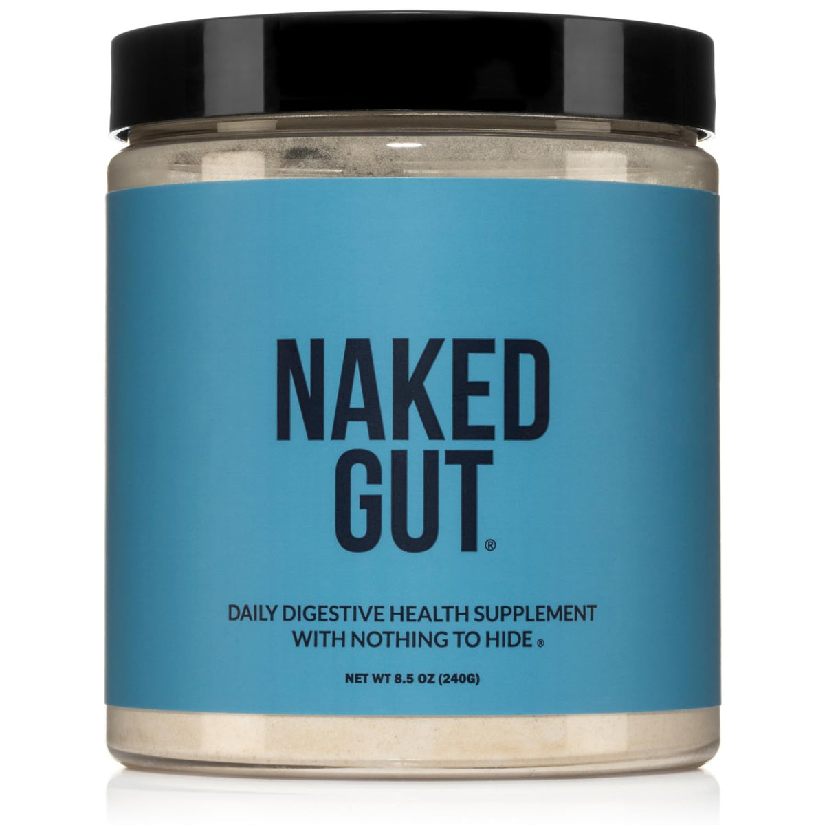 NAKED Gut bouteille-pour: versement quotidien facile pour soutenir la digestion.