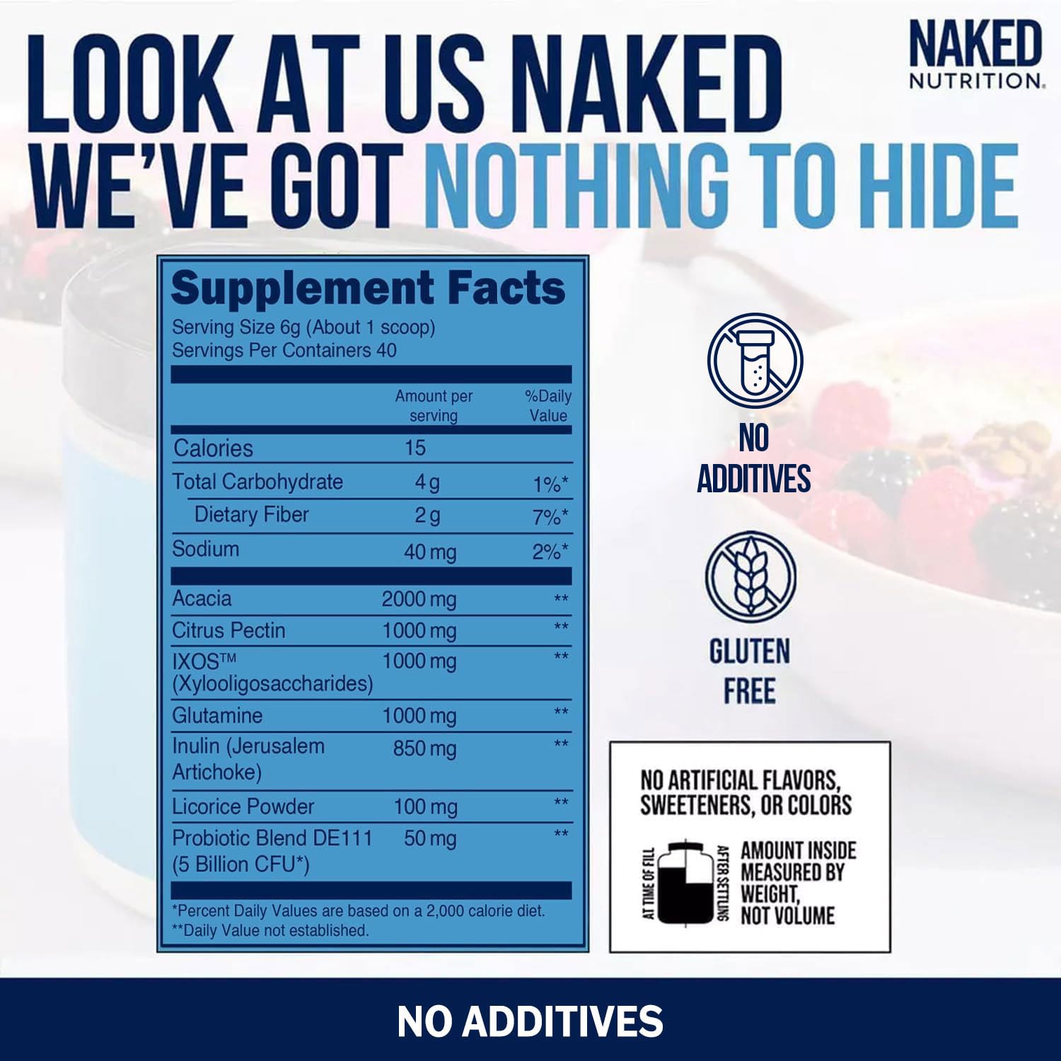 NAKED Gut emballage-naturel: emballage simple et naturel pour une utilisation pratique.