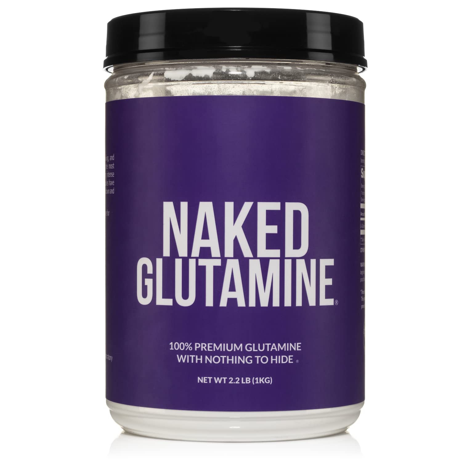 NAKED L-GLUTAMINE: poudre neutre favorisant récupération et absorption.