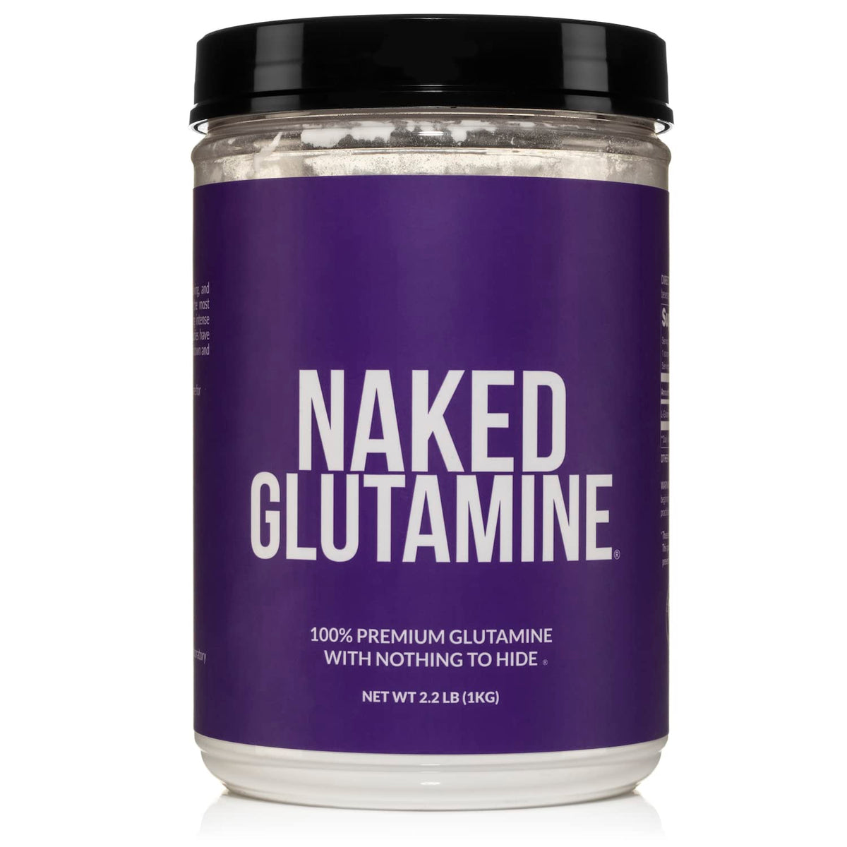 NAKED L-GLUTAMINE: poudre neutre favorisant récupération et absorption.