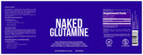 NAKED L-GLUTAMINE: sans additifs, vegan et sans gluten/soja.