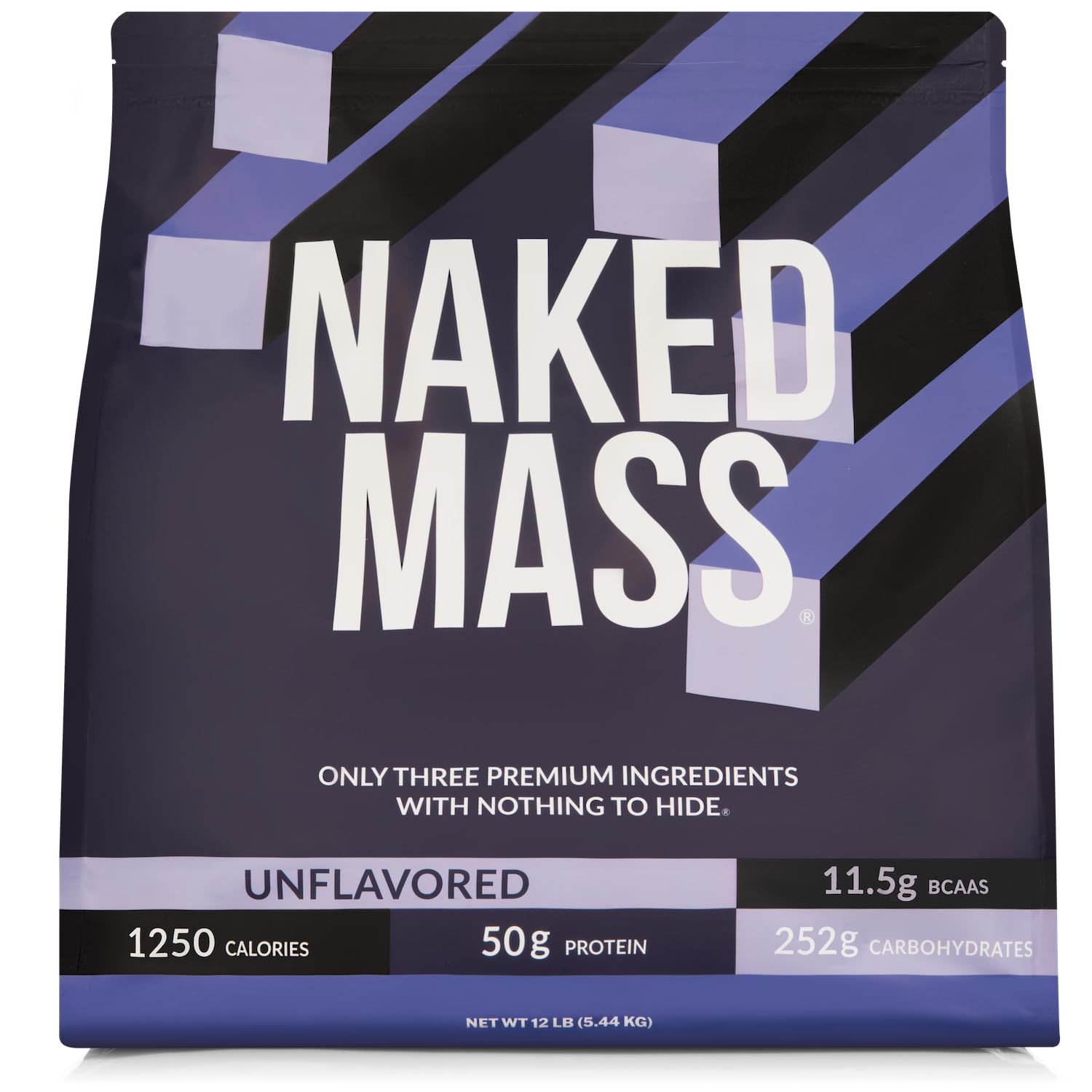 NAKED Mass — poudre-protéine gain de poids, idéale pour soutenir l'apport protéique.