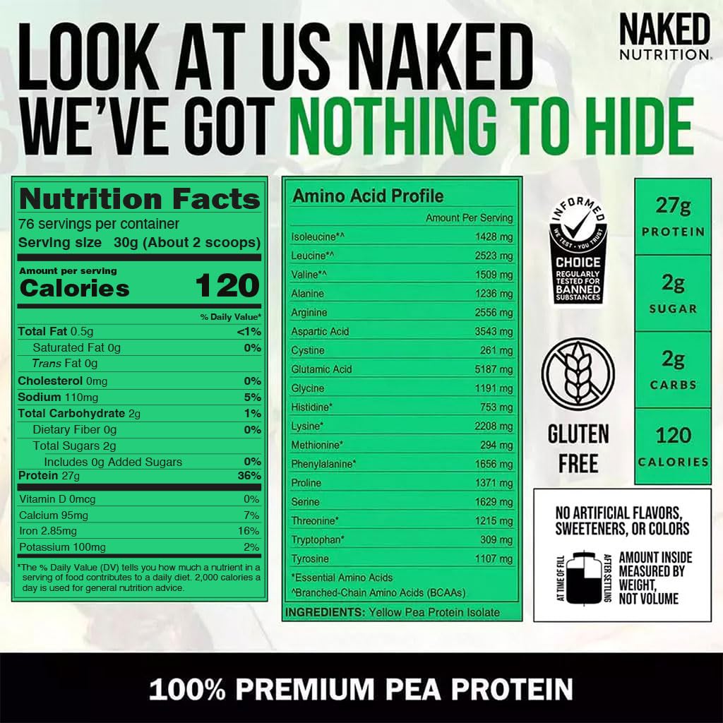 NAKED Pea doseur, mesure précise pour des portions constantes lors des shakes