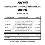 NAKED Pea recettes protéinées pour shakes et sauces riches en protéines