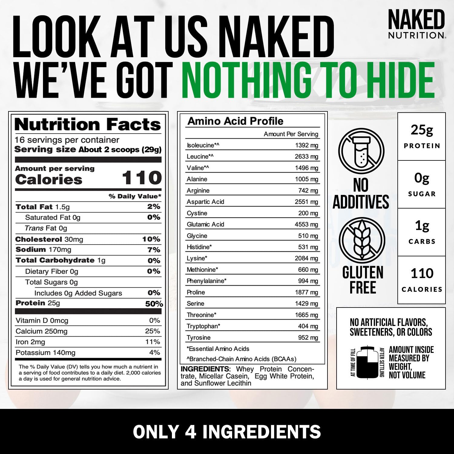 NAKED Protein: mélange protéiné prêt pour shaker rapide