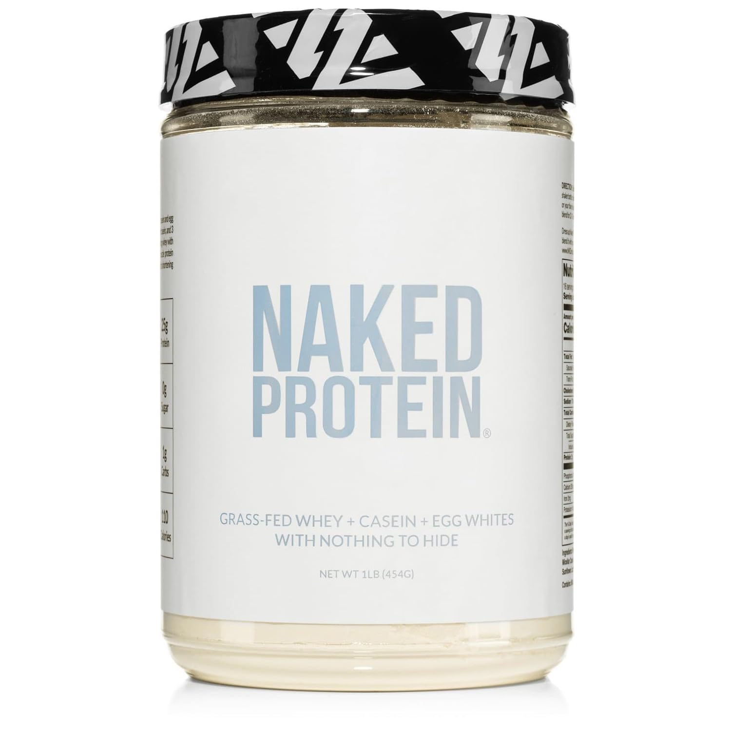 NAKED Protein: poudre œufs-whey-caseine prête à être mélangée pour un shake protéiné riche en protéines