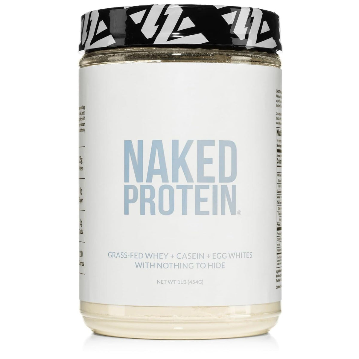 NAKED Protein: poudre œufs-whey-caseine prête à être mélangée pour un shake protéiné riche en protéines