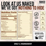 NAKED Protéine d'amande végétale, vegan et sans lactose, idéale en recettes.