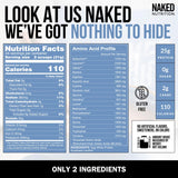NAKED protéine blanc d'œuf en poudre – sans additifs pour une utilisation propre