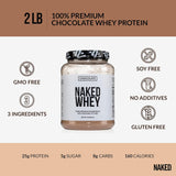 NAKED protéine chocolat en shake crémeux avec fruits, parfait après l'effort.