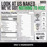 NAKED Protéine Vanille – cuillère-dosage simple pour mesurer avec précision